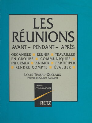 cover image of Les réunions